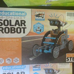 Sillbird STEM 12-in-1 Education Solar Robot Toys -190 Pieces DIY Building